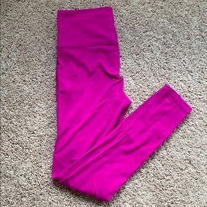 Hot pink full length Athleta leggings